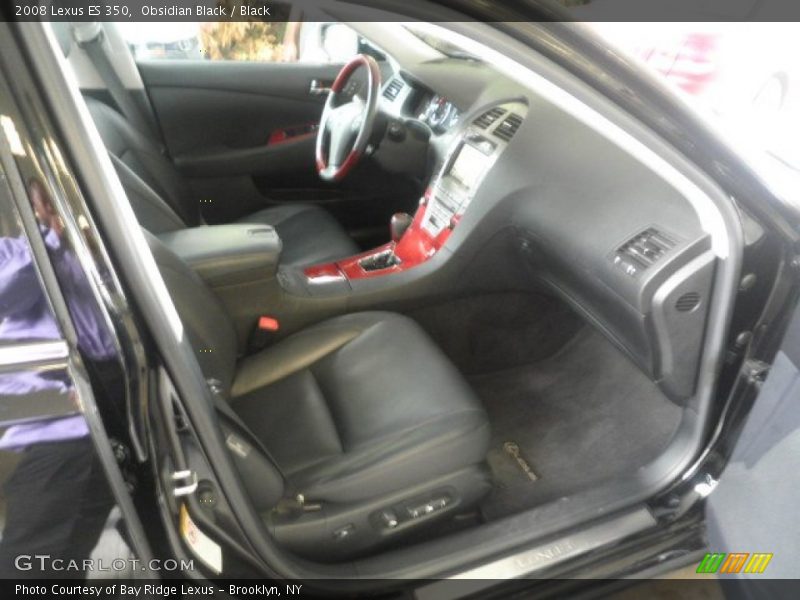 Obsidian Black / Black 2008 Lexus ES 350