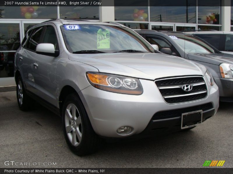Bright Silver / Gray 2007 Hyundai Santa Fe Limited 4WD