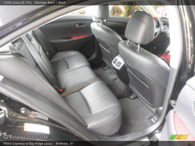 Obsidian Black / Black 2008 Lexus ES 350