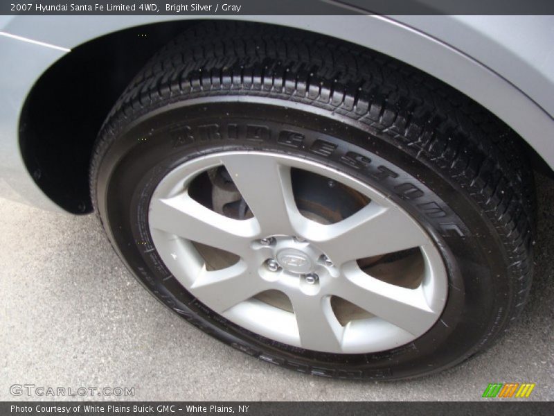 Bright Silver / Gray 2007 Hyundai Santa Fe Limited 4WD