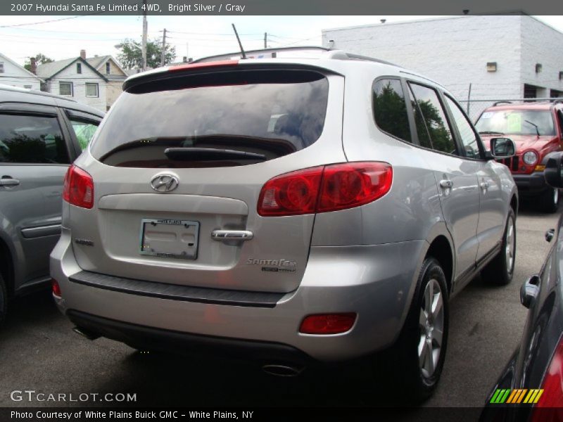 Bright Silver / Gray 2007 Hyundai Santa Fe Limited 4WD