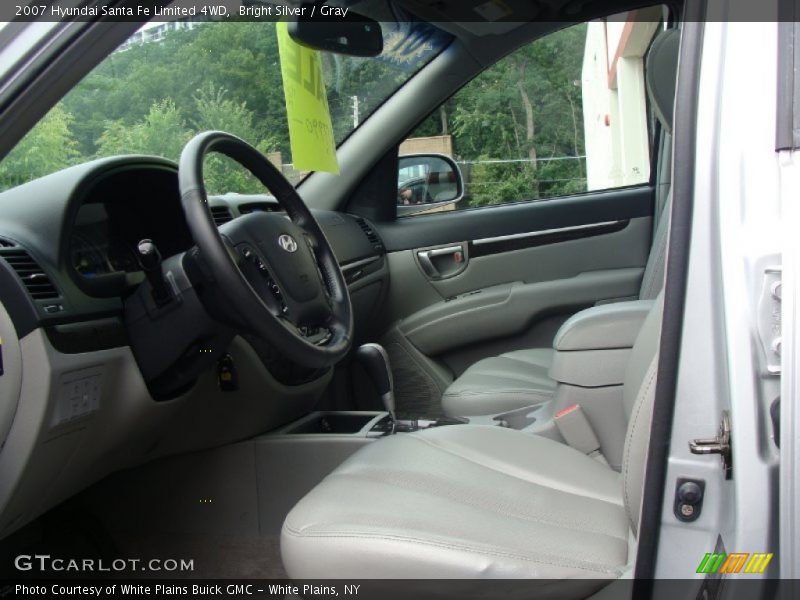 Bright Silver / Gray 2007 Hyundai Santa Fe Limited 4WD