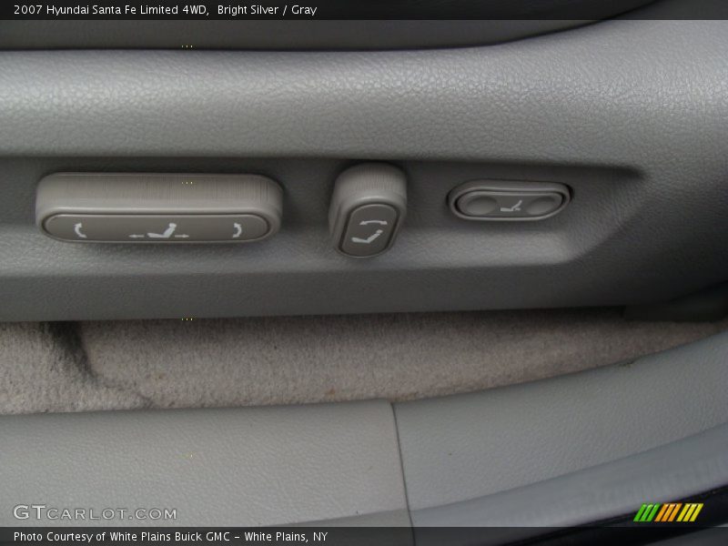 Bright Silver / Gray 2007 Hyundai Santa Fe Limited 4WD