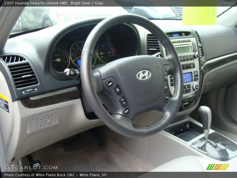 Bright Silver / Gray 2007 Hyundai Santa Fe Limited 4WD