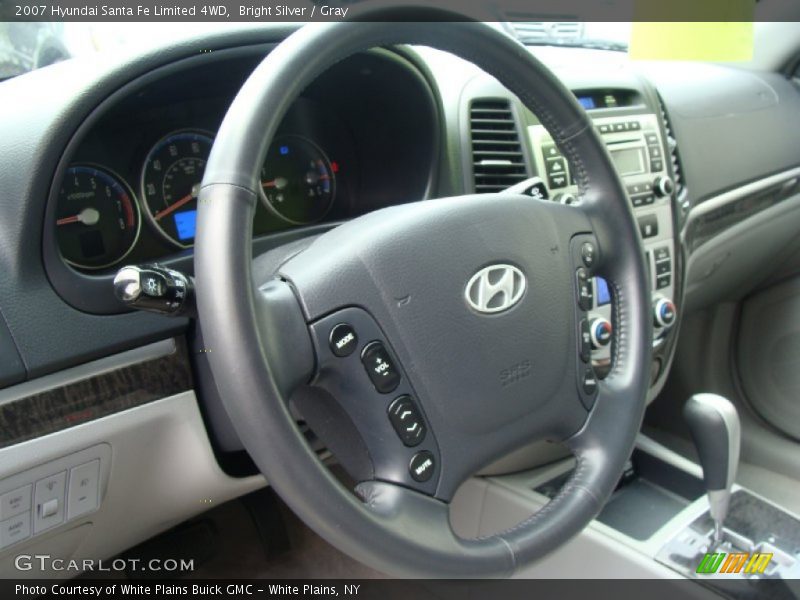 Bright Silver / Gray 2007 Hyundai Santa Fe Limited 4WD