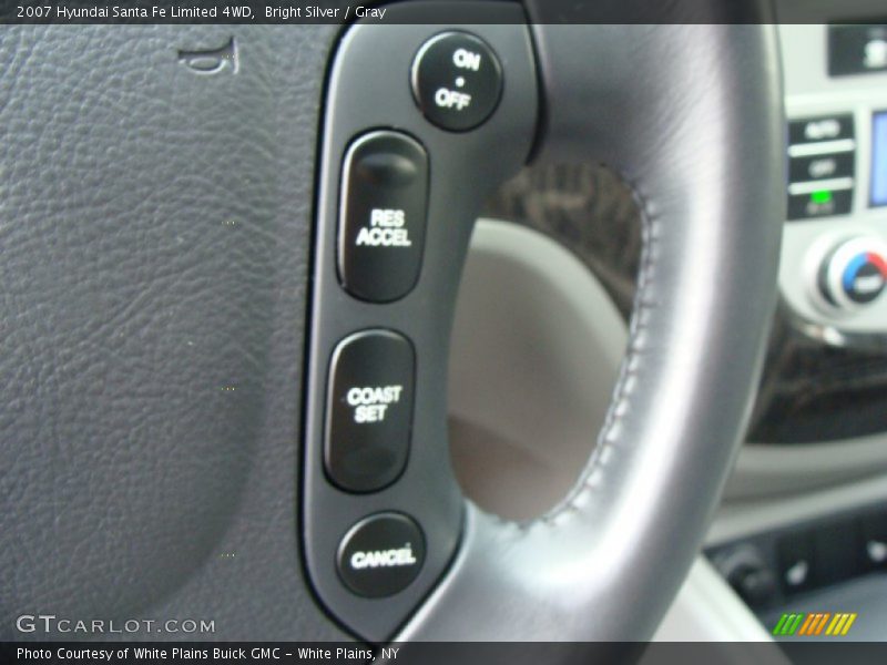 Bright Silver / Gray 2007 Hyundai Santa Fe Limited 4WD