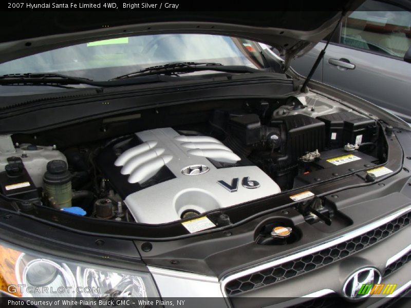 Bright Silver / Gray 2007 Hyundai Santa Fe Limited 4WD