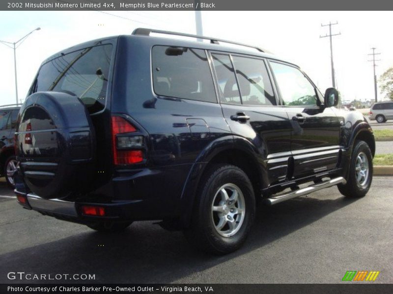 Memphis Blue Pearlescent / Black 2002 Mitsubishi Montero Limited 4x4
