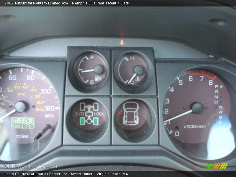  2002 Montero Limited 4x4 Limited 4x4 Gauges