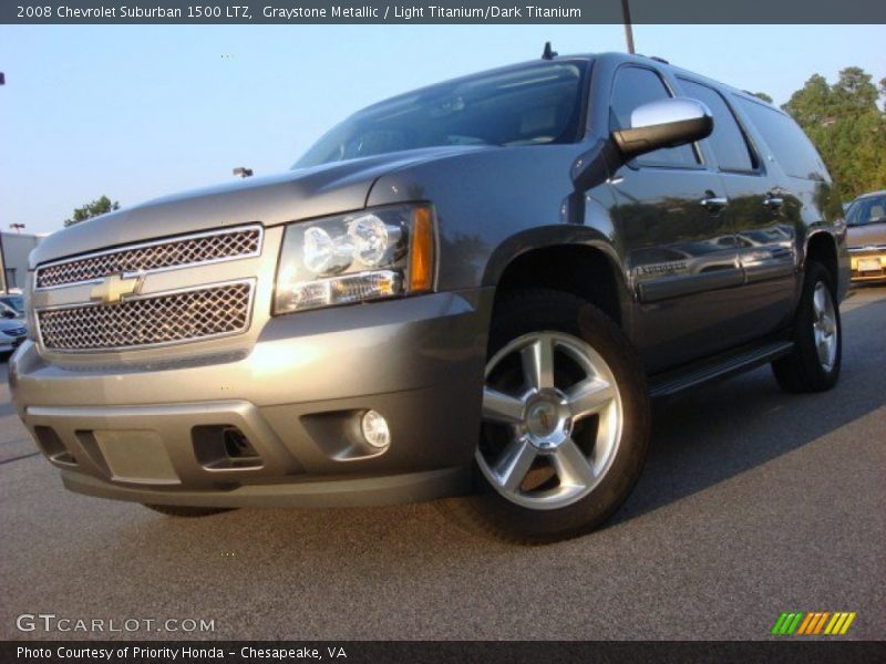 Graystone Metallic / Light Titanium/Dark Titanium 2008 Chevrolet Suburban 1500 LTZ