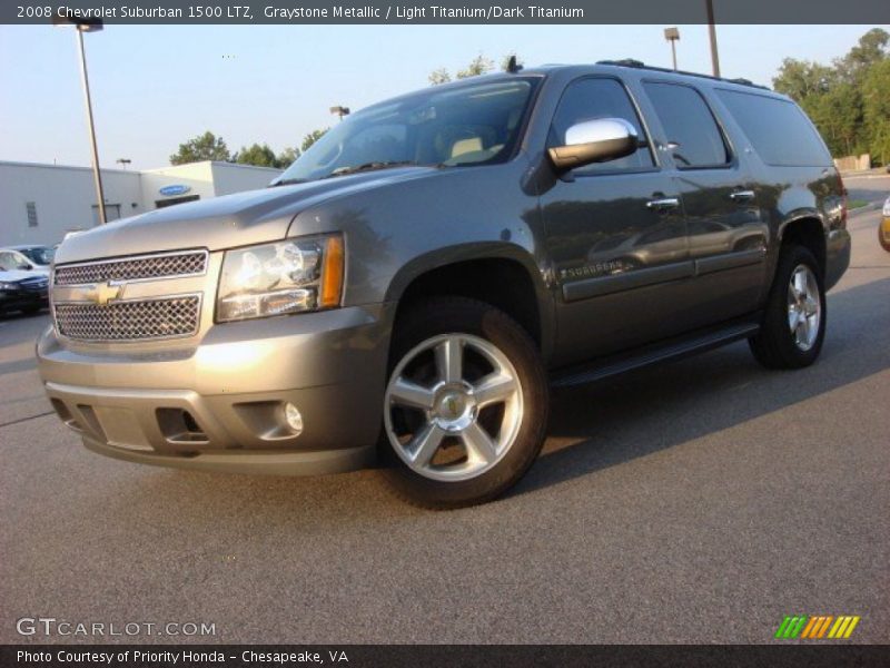 Graystone Metallic / Light Titanium/Dark Titanium 2008 Chevrolet Suburban 1500 LTZ