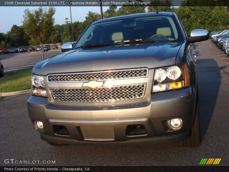 Graystone Metallic / Light Titanium/Dark Titanium 2008 Chevrolet Suburban 1500 LTZ