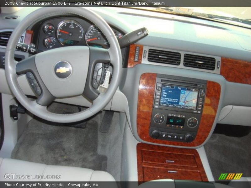 Graystone Metallic / Light Titanium/Dark Titanium 2008 Chevrolet Suburban 1500 LTZ