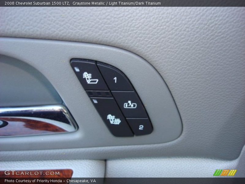 Graystone Metallic / Light Titanium/Dark Titanium 2008 Chevrolet Suburban 1500 LTZ