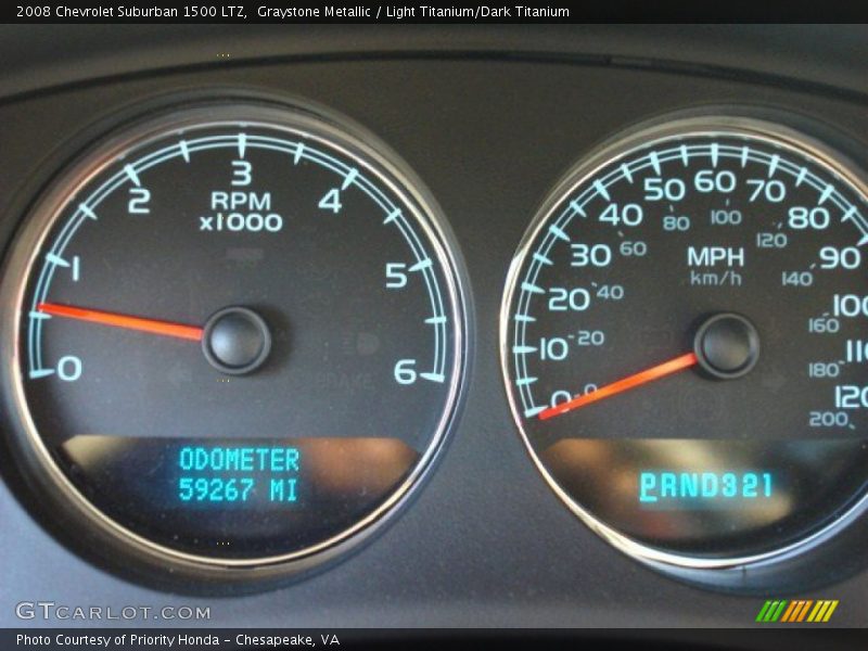 Graystone Metallic / Light Titanium/Dark Titanium 2008 Chevrolet Suburban 1500 LTZ