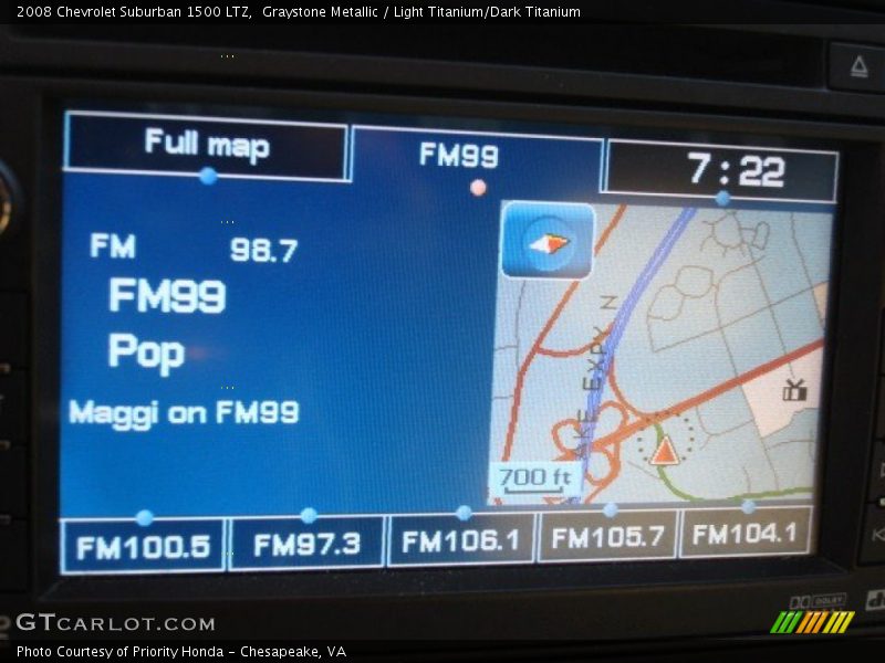 Graystone Metallic / Light Titanium/Dark Titanium 2008 Chevrolet Suburban 1500 LTZ