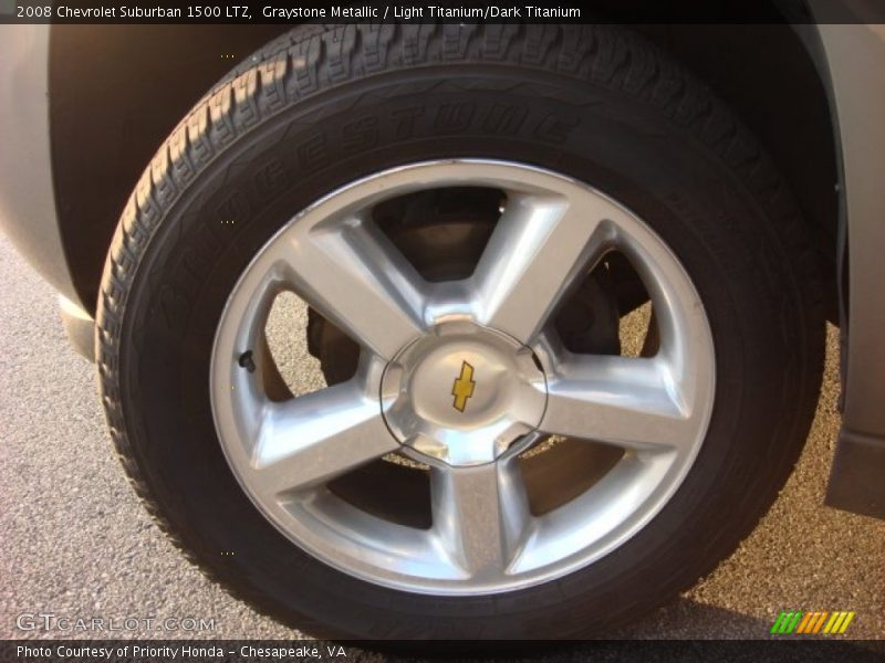 Graystone Metallic / Light Titanium/Dark Titanium 2008 Chevrolet Suburban 1500 LTZ
