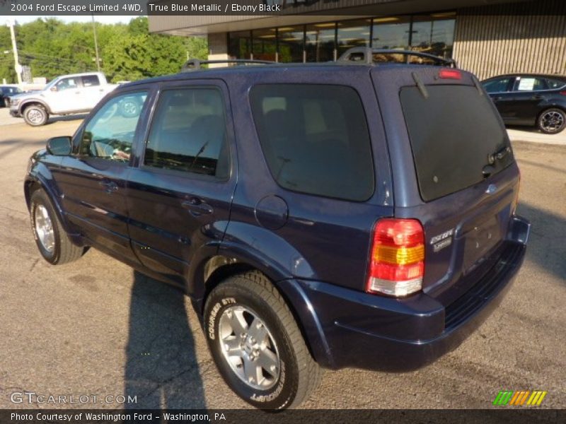 True Blue Metallic / Ebony Black 2004 Ford Escape Limited 4WD