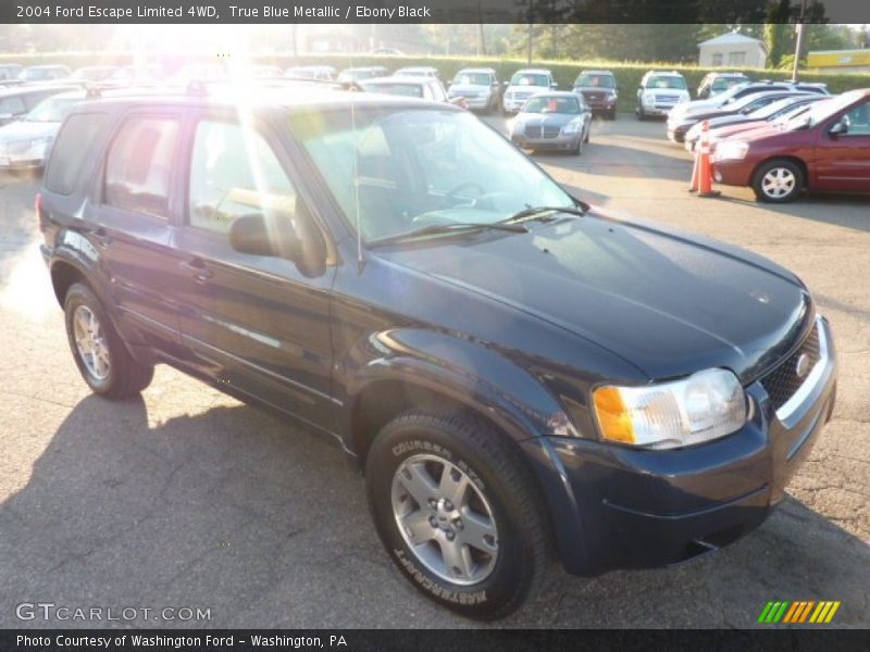 True Blue Metallic / Ebony Black 2004 Ford Escape Limited 4WD