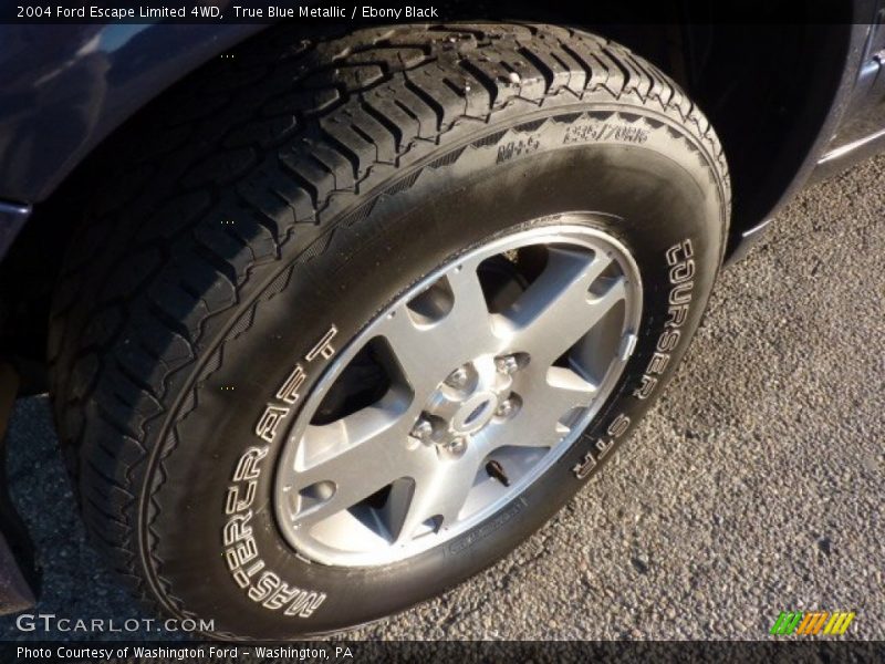 True Blue Metallic / Ebony Black 2004 Ford Escape Limited 4WD