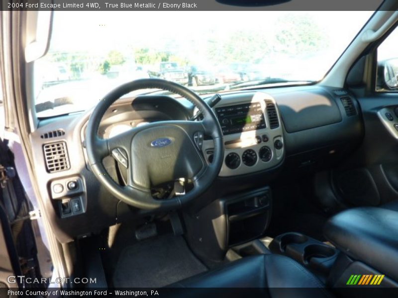True Blue Metallic / Ebony Black 2004 Ford Escape Limited 4WD