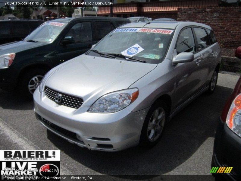 Lunar Mist Silver Metallic / Dark Gray 2004 Toyota Matrix XR