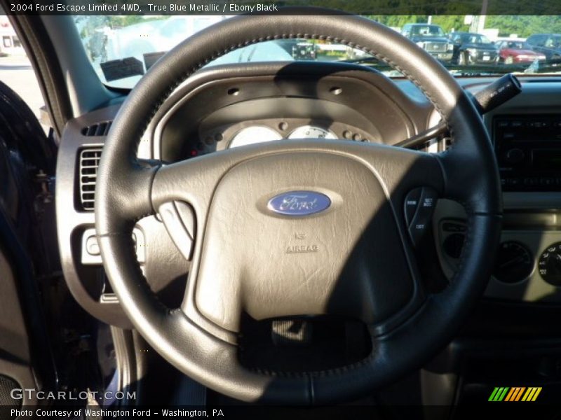 True Blue Metallic / Ebony Black 2004 Ford Escape Limited 4WD