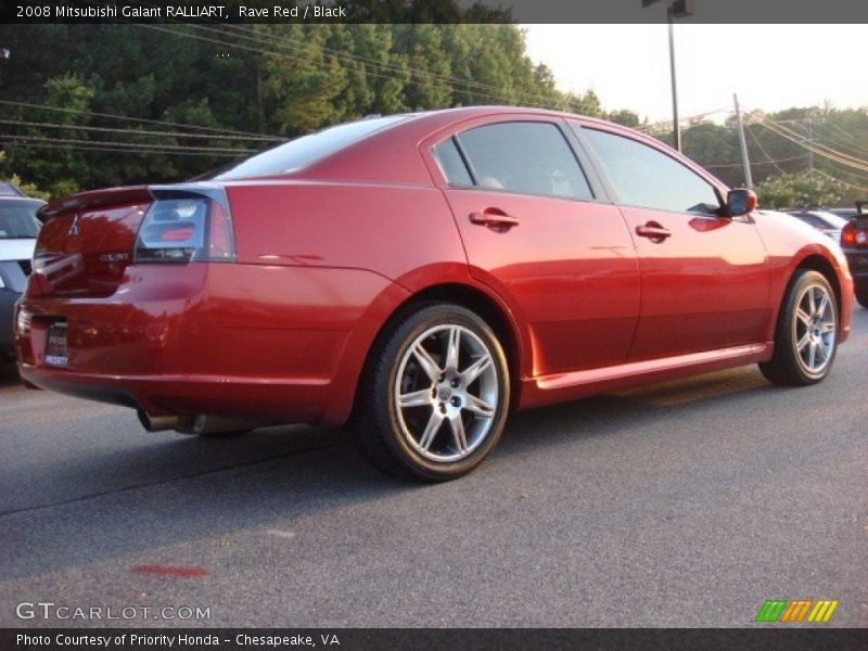 Rave Red / Black 2008 Mitsubishi Galant RALLIART