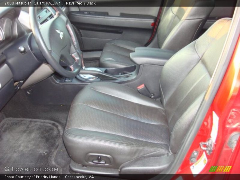  2008 Galant RALLIART Black Interior