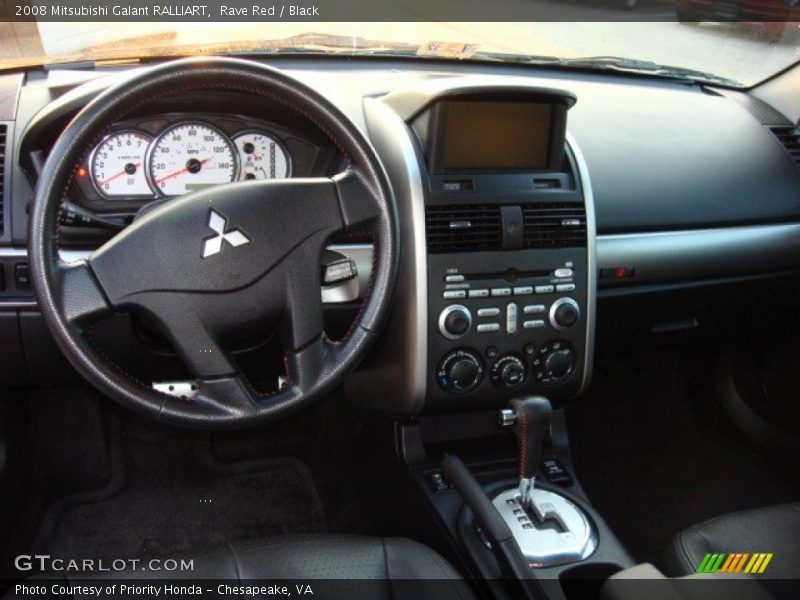 Rave Red / Black 2008 Mitsubishi Galant RALLIART
