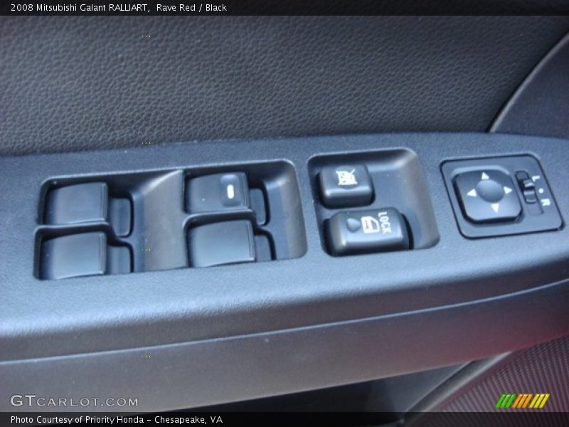 Rave Red / Black 2008 Mitsubishi Galant RALLIART
