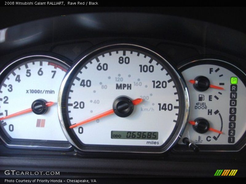  2008 Galant RALLIART RALLIART Gauges