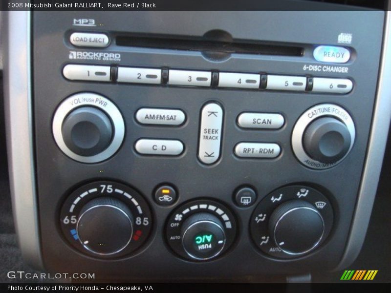 Controls of 2008 Galant RALLIART