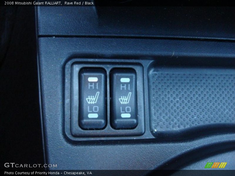 Rave Red / Black 2008 Mitsubishi Galant RALLIART