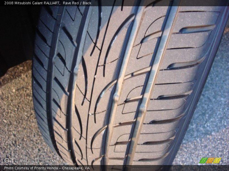 Rave Red / Black 2008 Mitsubishi Galant RALLIART