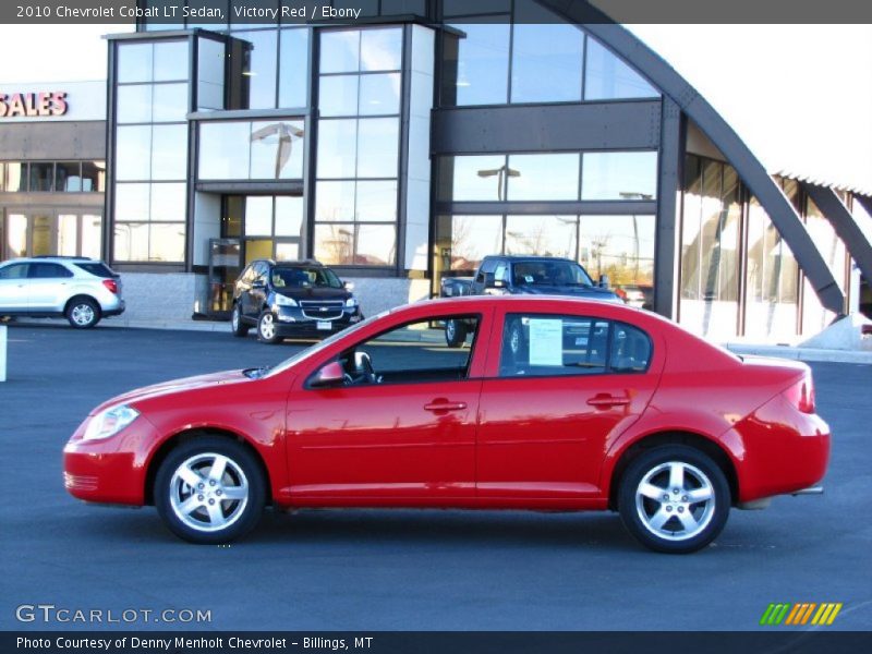 Victory Red / Ebony 2010 Chevrolet Cobalt LT Sedan