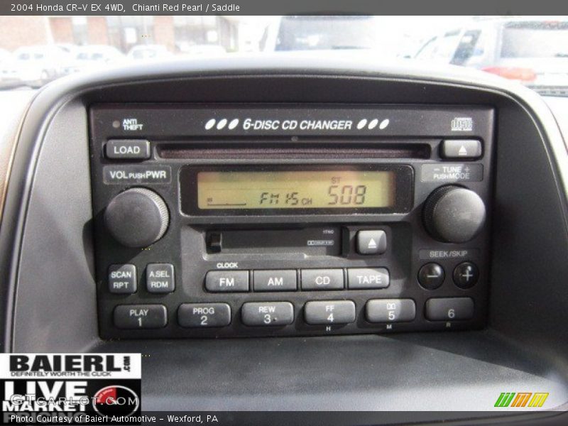 Chianti Red Pearl / Saddle 2004 Honda CR-V EX 4WD