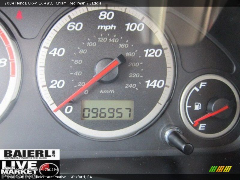 Chianti Red Pearl / Saddle 2004 Honda CR-V EX 4WD