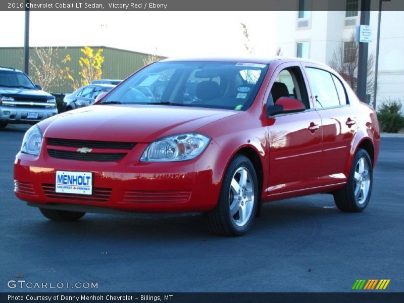 Victory Red / Ebony 2010 Chevrolet Cobalt LT Sedan