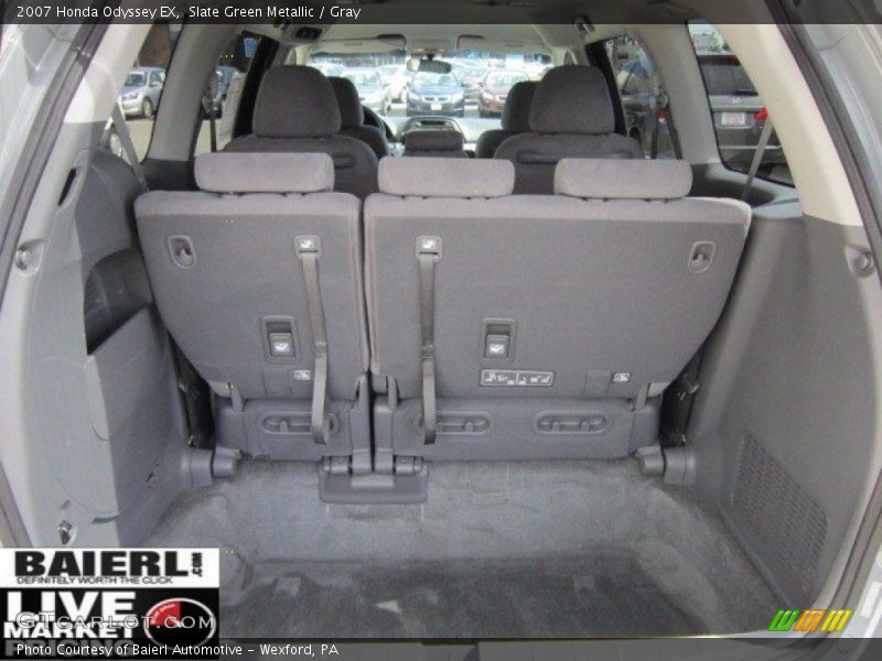 Slate Green Metallic / Gray 2007 Honda Odyssey EX