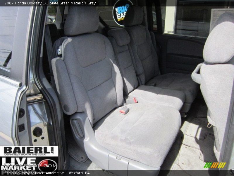 Slate Green Metallic / Gray 2007 Honda Odyssey EX