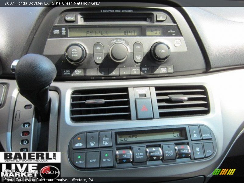 Slate Green Metallic / Gray 2007 Honda Odyssey EX