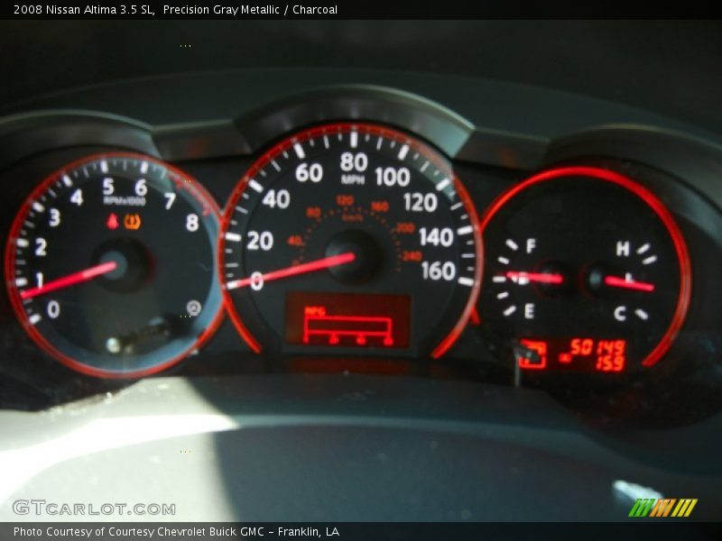 Precision Gray Metallic / Charcoal 2008 Nissan Altima 3.5 SL