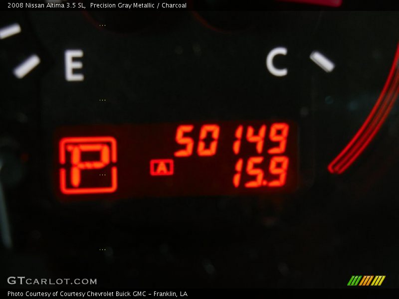 Precision Gray Metallic / Charcoal 2008 Nissan Altima 3.5 SL