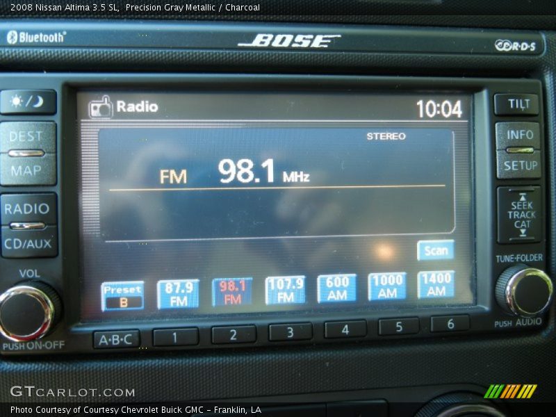 Precision Gray Metallic / Charcoal 2008 Nissan Altima 3.5 SL