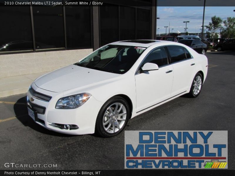 Summit White / Ebony 2010 Chevrolet Malibu LTZ Sedan