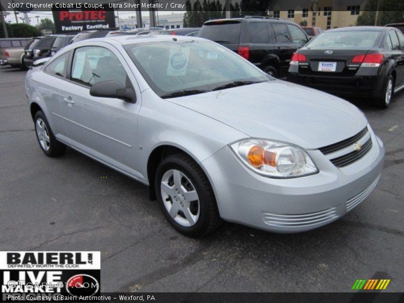 Ultra Silver Metallic / Gray 2007 Chevrolet Cobalt LS Coupe