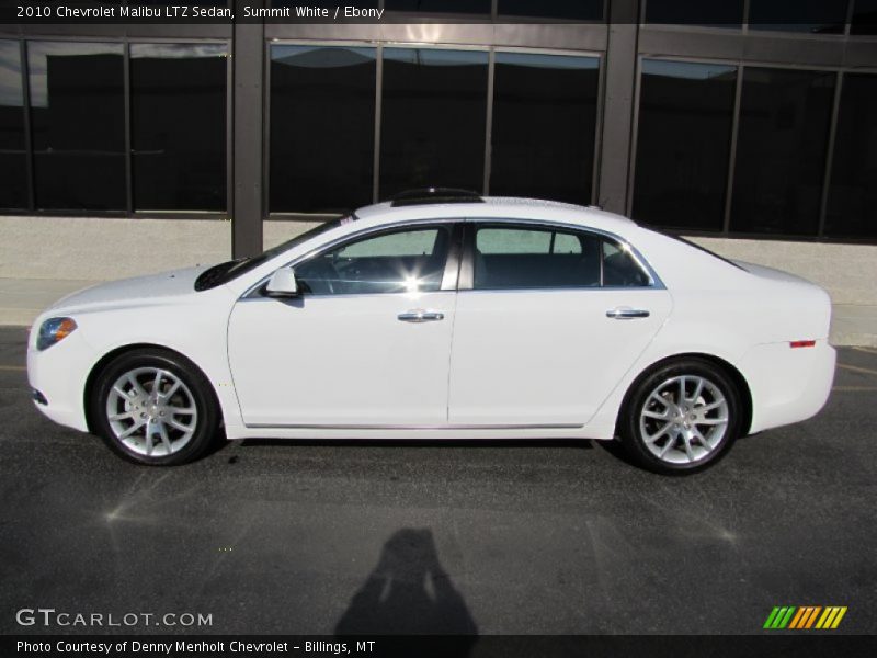 Summit White / Ebony 2010 Chevrolet Malibu LTZ Sedan