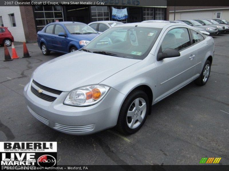 Ultra Silver Metallic / Gray 2007 Chevrolet Cobalt LS Coupe