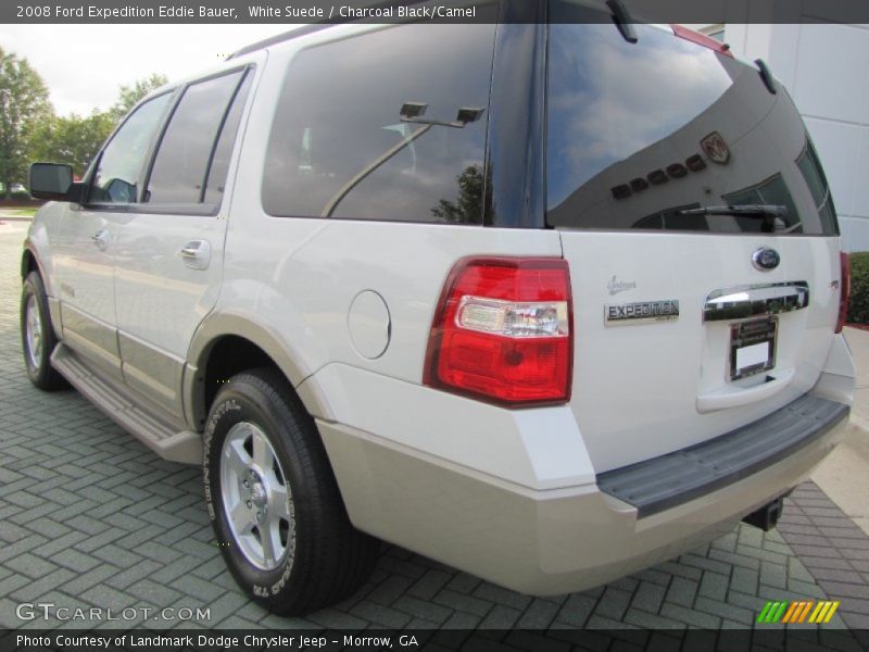 White Suede / Charcoal Black/Camel 2008 Ford Expedition Eddie Bauer